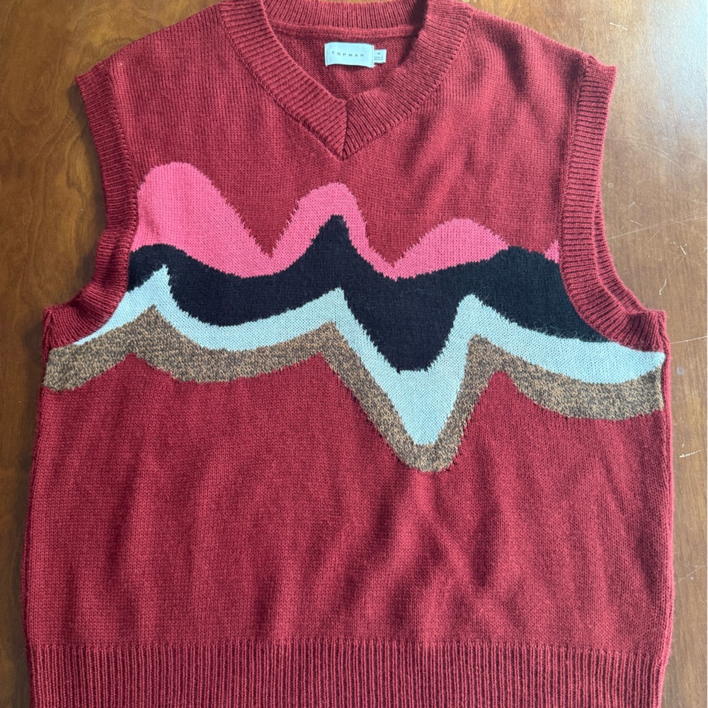 Topman Sweater Vest Size M